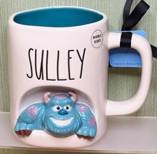 Rae Dunn Sulley Disney Pixar Monsters Inc 3D Double Sided Mug NEW w/ Tags!