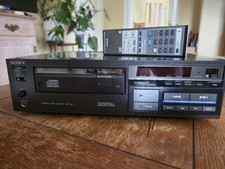 Sony CDP-101 CD Player + Remote - For Parts/Repair/Not Working