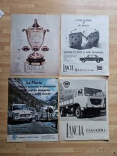 Pubblicità Cartacea Advertising Lancia Flavia,  Esagamma, Altro ..Lotto 1 Pz.4