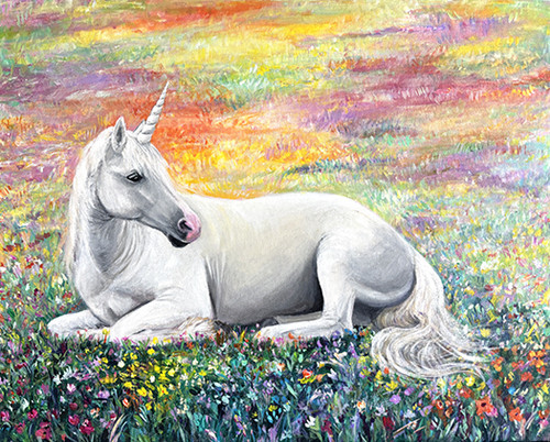 Quadro originale unicorno - quadro, originale,