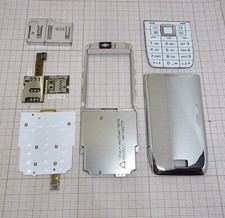 Cover originale 100% Nokia E51 Mix alluminio bianco NUOVO ARTICOLO EOL