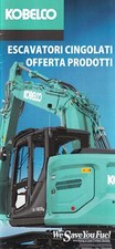 Escavatori Cingolati Offerta Prodotti - Kobelco -