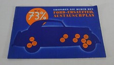 Depliant / Brochure Ford Ricambi Inclusi Prezzi Circa Anni 1930