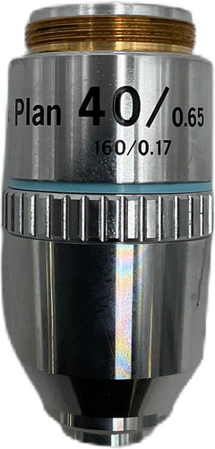 Obiettivo microscopio plan - obiettivo, e