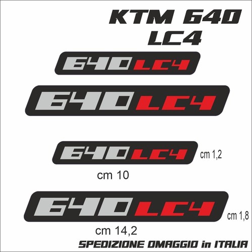 Adesivi per ktm lc4 640 - per,