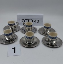 Servizio tazzine e piattini da