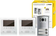 Kit videocitofono bifamiliare elvox 7558/E2 2F+ Tab 4,3 vivavoce 2 famiglie