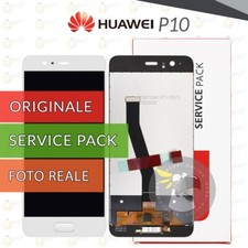DISPLAY ORIGINALE HUAWEI P10 VTR-L09 L29 SCHERMO LCD BIANCO VETRO TOUCH SCREEN