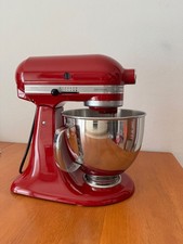 Planetaria Kitchen Aid rossa con ciotola da 2,8 L in acciaio inox, usata 