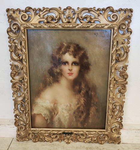 Quadro dipinto olio tavola - quadro,