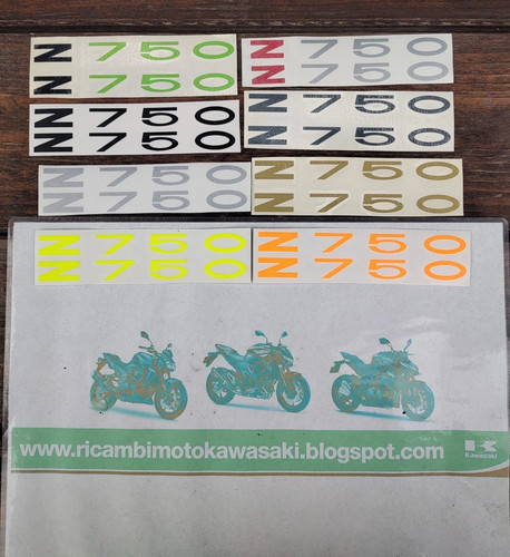 Coppia adesivi codone kawasaki - adesivi,