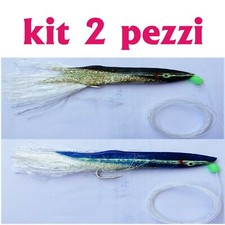 kit esche artificiali pesca traina esca artificiale serra spigola ricciola tonno
