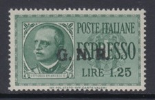 ITALIA RSI (Social R) Exp n.19A SBAGLIATO overpr. COLORE cv 4600$ Certificato BIONDI MNH**