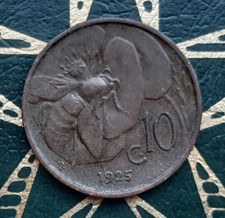 ($)   10 Centesimi 1925 (Ape)