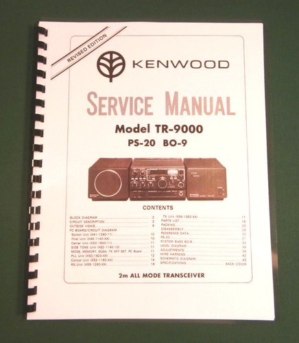 Kenwood 9000 manuale - tr-9000,