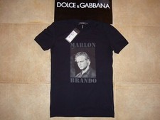 T-shirt Dolce&Gabbana Black Label Runway MARLON BRANDO 44 IT (S) MadeInIT, RARA