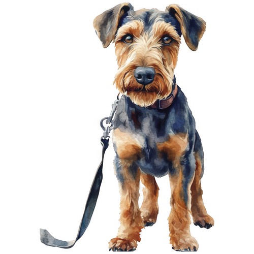 Adesivi airedale terrier - adesivi,