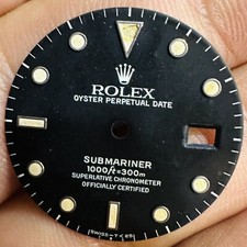 Rolex Black Dial Trit For Submariner Date Model Ref 16610 16800 168000