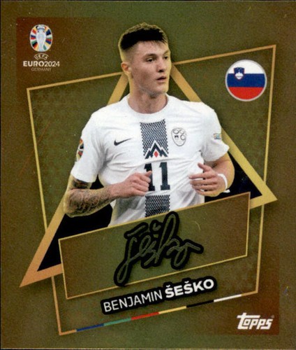 Adesivo topps euro 2024 - topps, em