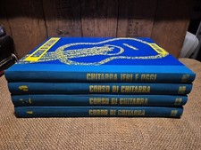 CORSO DI CHITARRA 3 VOLL. + IERI E OGGI- FABBRI 1982 RARO ROCK CLASSICA JAZZ 
