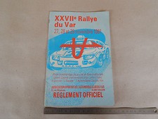 Regolamento 1981 Rally Rallye