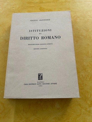 Istituzioni diritto romano - di,