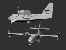 Canadair Cl-415 1:87 3D Print