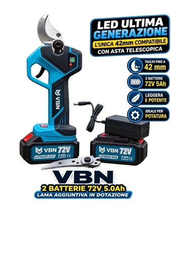 Vbn forbice potatura - forbice, elettrica