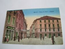 Vicenza - Schio Piazza A. Rossi e Duomo - spedita in busta f. p. 1918 + negozi