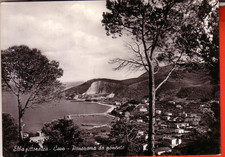 CARTOLINA  CAVO ISOLA D'ELBA B/N   VIAGGIATA 1952 PANORAMA DA PONENTE  REGALO