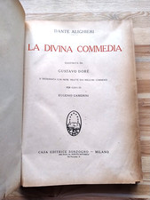 La Divina Commedia Alighieri illustrazioni Doré - Sonzogno 1940