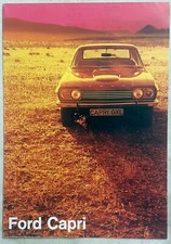 DEPLIANT - FORD CAPRI 1° SERIE RESTYLING - 08/1972 - IN ITALIANO