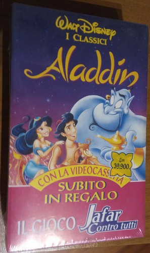 Aladdin vhs originale classici - aladdin,
