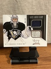 2013-14 Luxury Suite MARC-ANDRE FLEURY #90 gioco usato reliquia sp/99 jersey stick