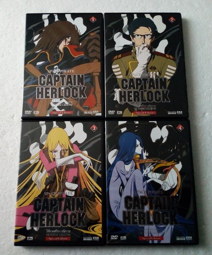 Dvd anime captain herlock - dvd,
