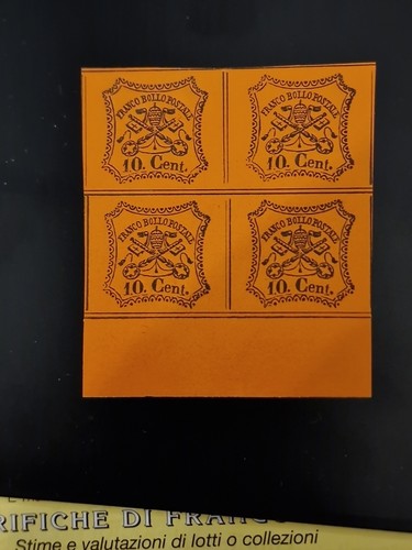 Stato pontificio 1867 quartina - 1867,
