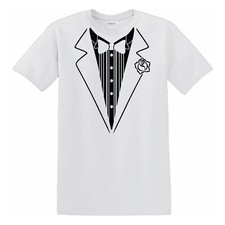 T-shirt tuta e cravatta bambini smoking tuta bianca maglietta regalo moda compleanno