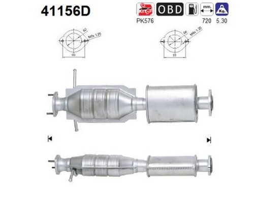115 catalizzatore per - kw,