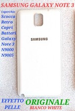 COVER Coperchio RETRO COPRI BATTERI SAMSUNG Galaxy Note 3 Scocca design PELLE
