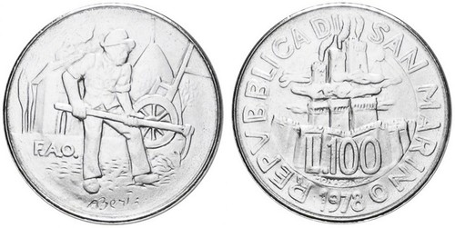 1978 san marino 100 - marino,