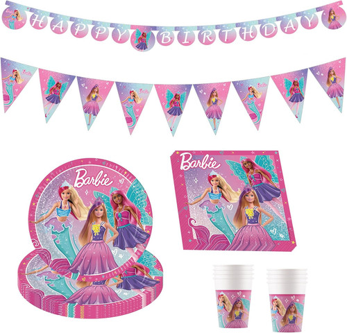 Set festa barbie - -,