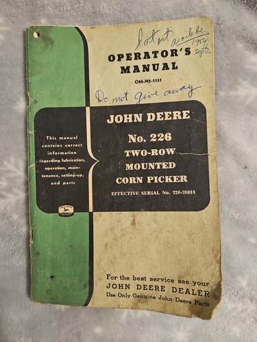 John deere raccoglitore - john,