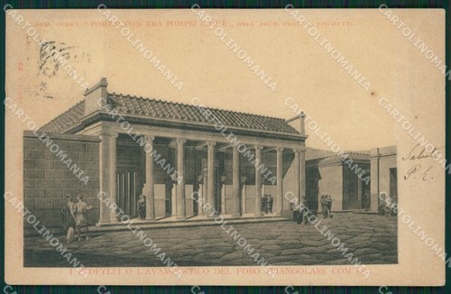 Napoli pompei cartolina kv2718 - pompei,