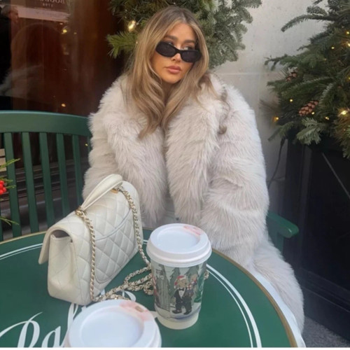 Cappotto pelliccia sintetica