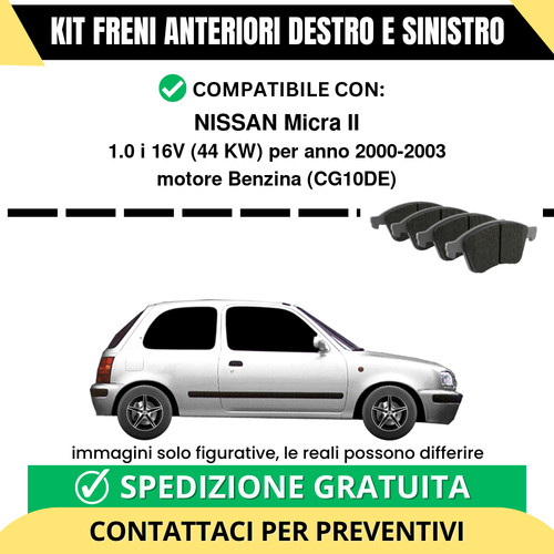 Pastiglie freno anteriori per - pastiglie,