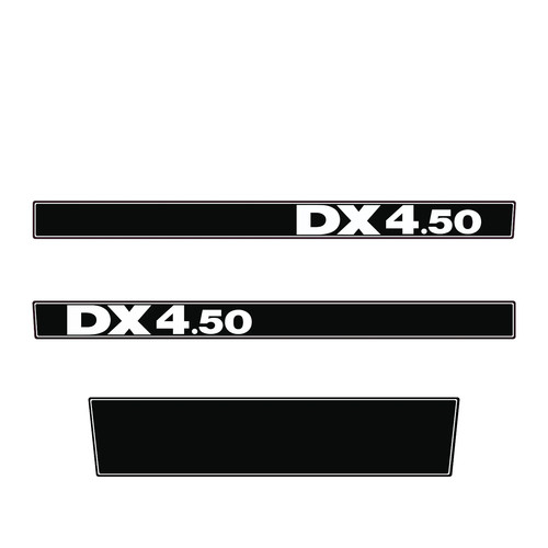 Adesivo deutz dx4 cofano - deutz,
