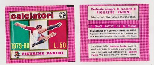 Bustina figurine calciatori - bustina,