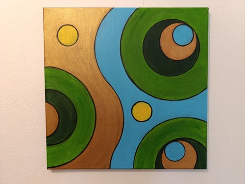 Quadro moderno dipinto