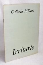 LEA VERGINE - IRRITARTE - GALLERIA MILANO 1969 - BARUCHELLO, STENVERT, PISANI
