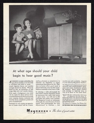 Radiofonografo magnavox 1943 - radiofonografo,